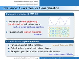 New Surrogate-Assisted Search Control and Restart Strategies for CMA-ES ...
