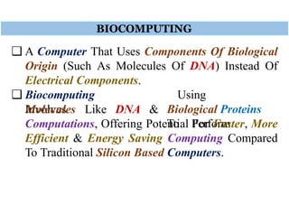 BBOC407 BIOLOGY FOR ENGINEERS (CS) - MODULE 5.pptx