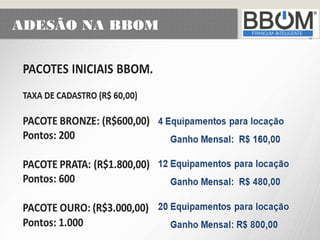 ADESÃO NA BBOM
 