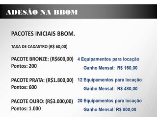 ADESÃO NA BBOM
 