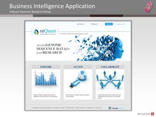 Business Intelligence Application
reQuest Genomic Research Portal




                                    @chrysalisbts
 