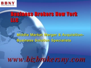 Business Brokers New York - Company Presentation