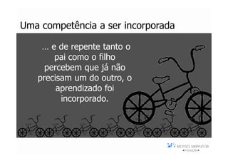Uma competência a ser incorporada

    … e de repente tanto o
       pai como o filho
     percebem que já não
   precisam um do outro, o
        aprendizado foi
         incorporado.
 