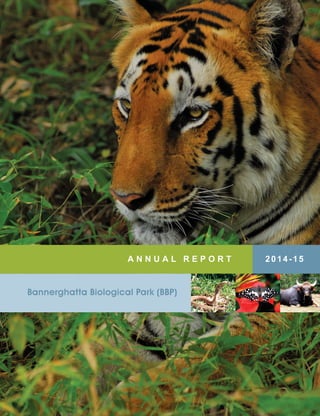 A N N U A L R E P O R T
Bannerghatta Biological Park (BBP)
2014-15
 