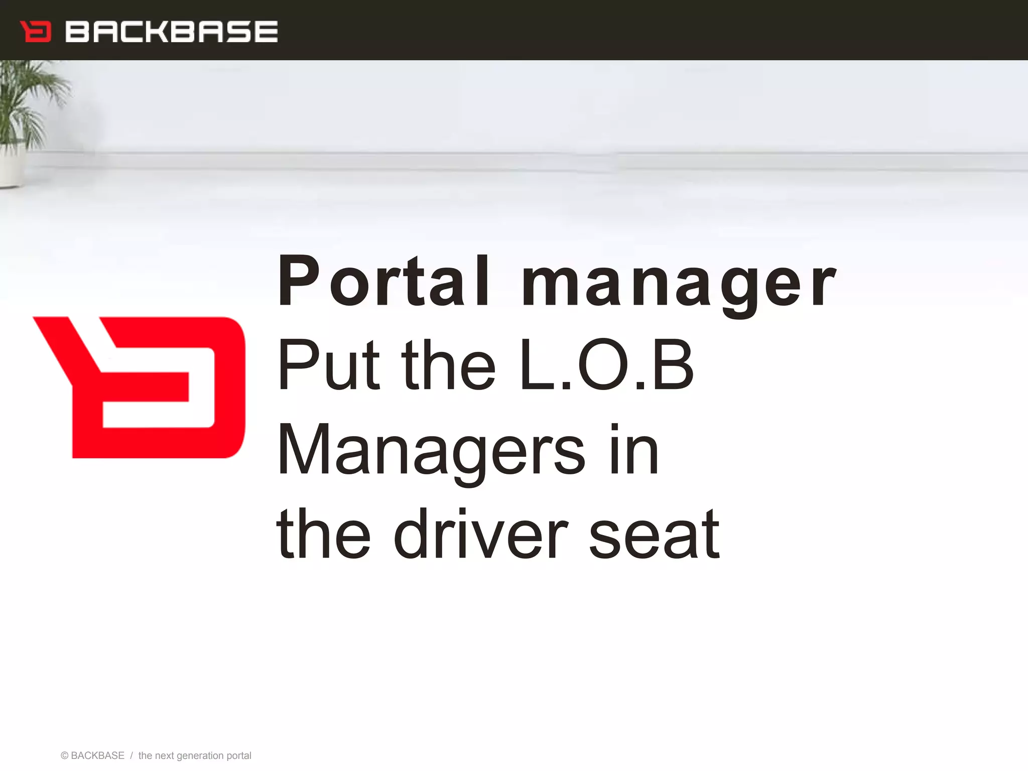 backbase customer engagement portal | PPT