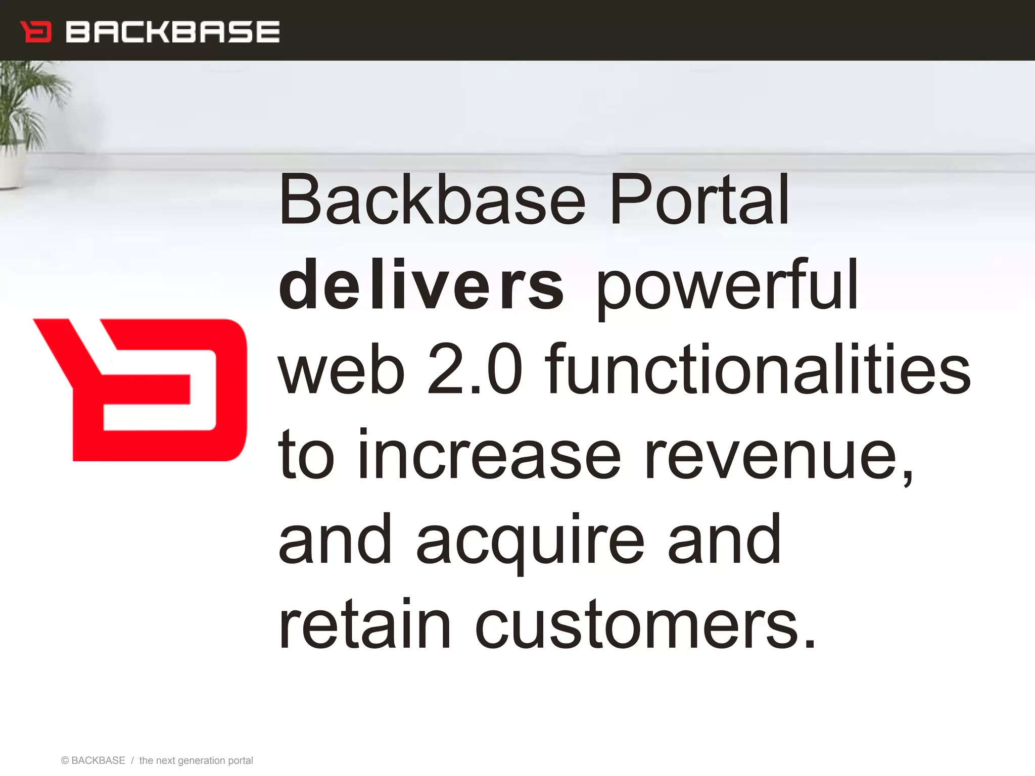 backbase customer engagement portal | PPT