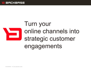 backbase customer engagement portal PPT