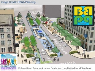 Image Credit: HB&A Planning




             Follow Us on Facebook: www.facebook.com/BetterBlockPikesPeak
 