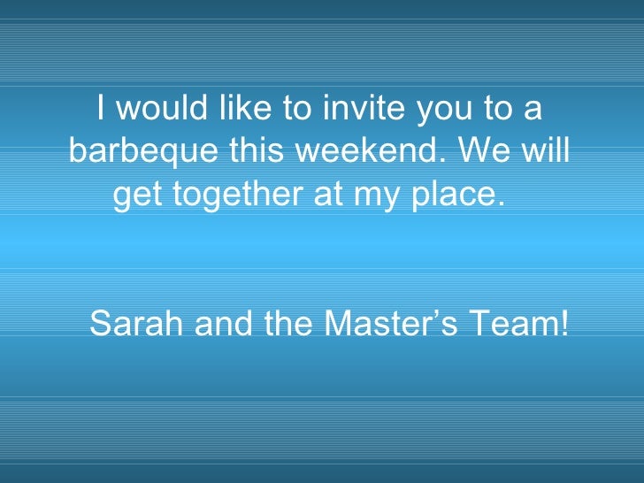 bbq invitation team get together invitation