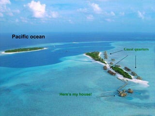 Pacific ocean Guest quarters Here’s my house! 