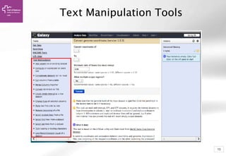 13
Text Manipulation Tools
 