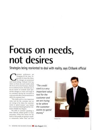 Sanjoy Sen - Banking & Business Review - Aug 2009