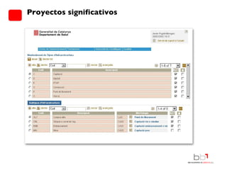 Proyectos significativos 