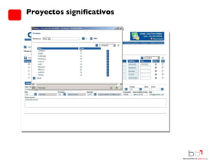 Proyectos significativos 