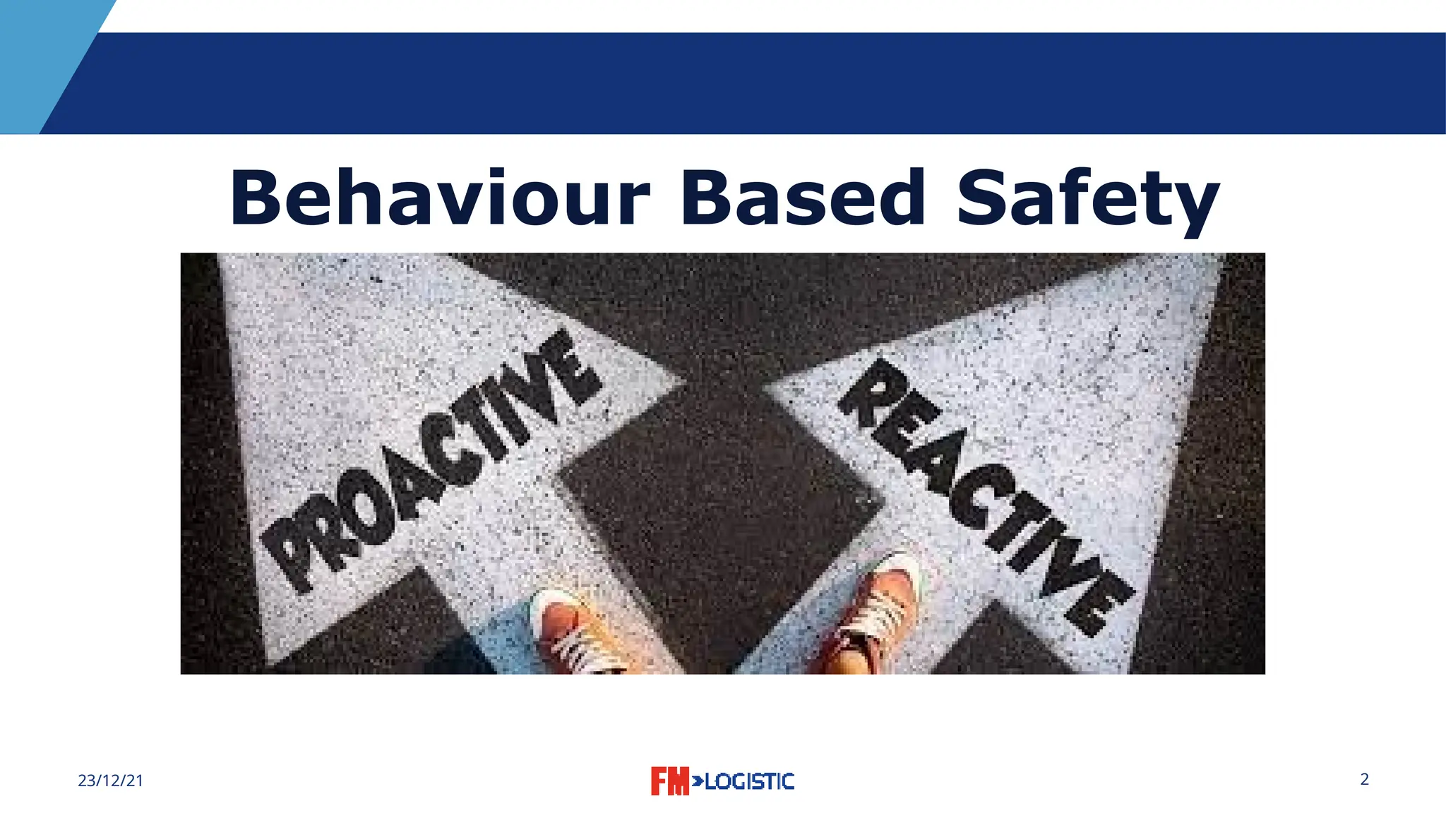 2
23/12/21
Behaviour Based Safety
 