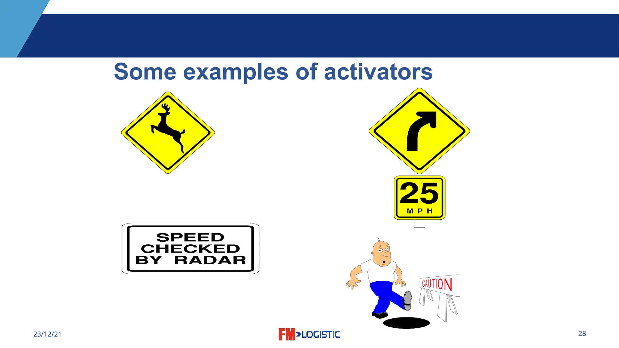 28
23/12/21
Some examples of activators
 