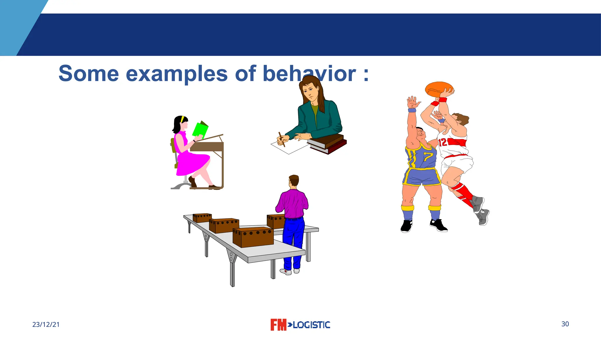 30
23/12/21
Some examples of behavior :
 