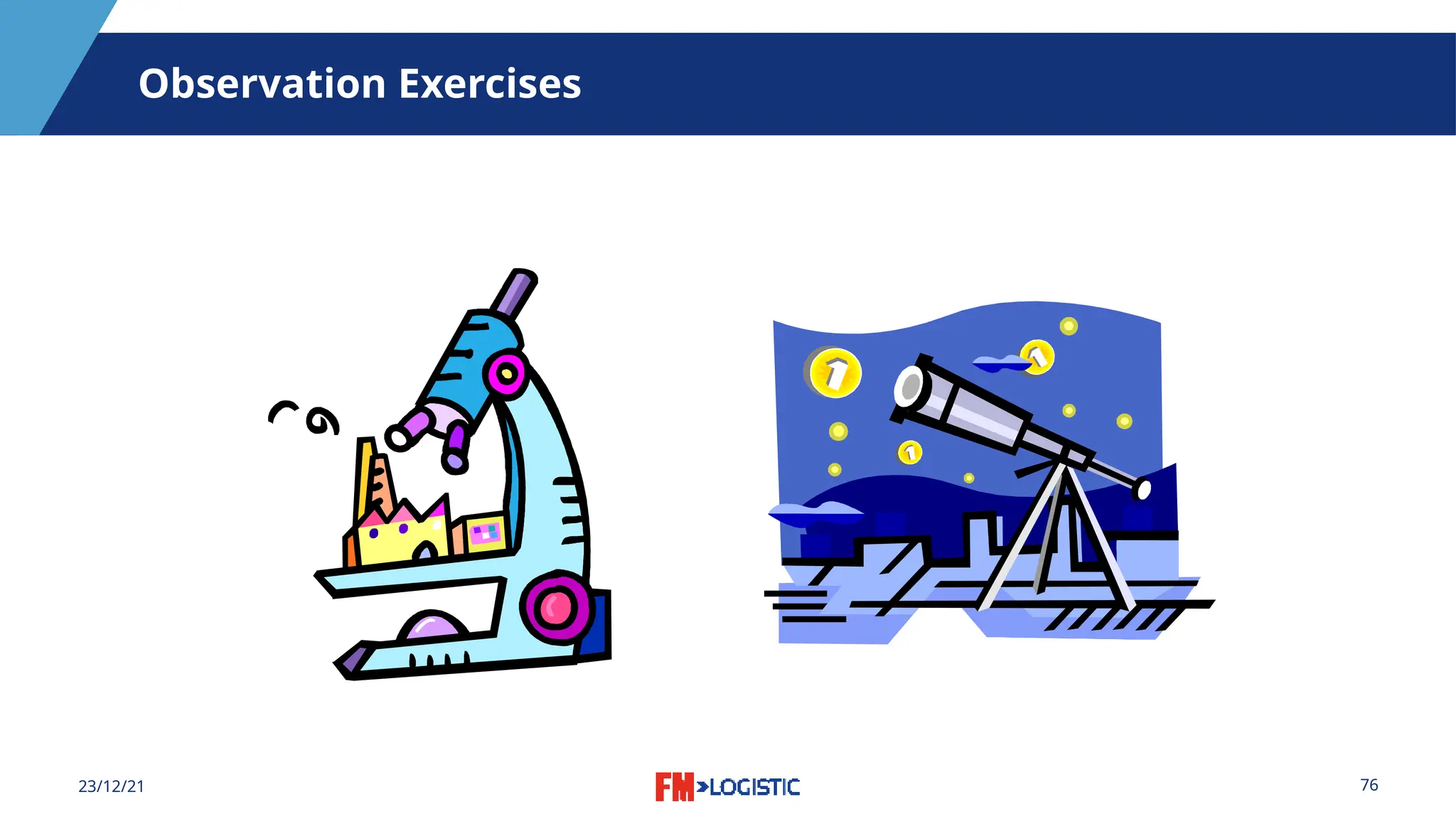 76
23/12/21
Observation Exercises
 