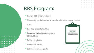 Behaviour based Safety presentation for workplace awareness | PPTX
