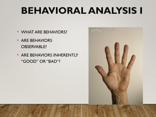Behavior Based Safety Program for middle management. | PPT