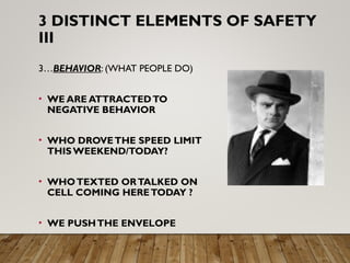 Behavior Based Safety Program for middle management. | PPT