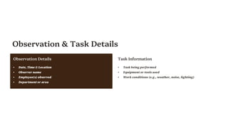 Bbs Checklist.pdf BBS Behavior-Based Safety Checklist with eAuditor Audits and ...