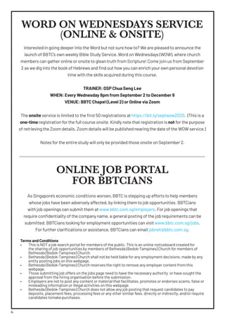 BBTC newsletter 2020 August 29 & 30 | PDF