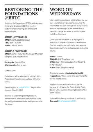 Bbtc newsletter 2021 Feb 20 &21 | PDF