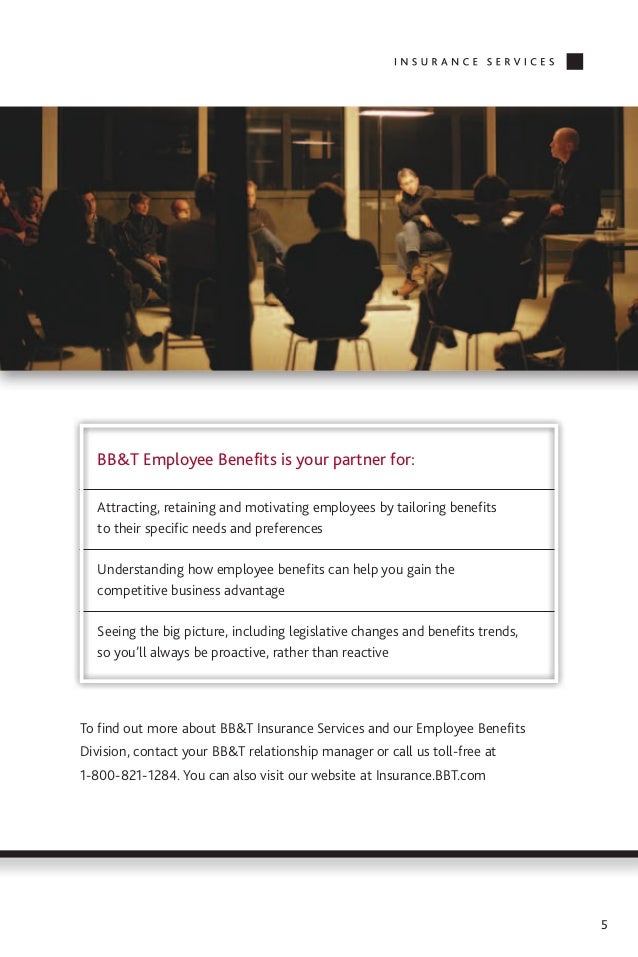 BB&T Employee Benefits Brochure