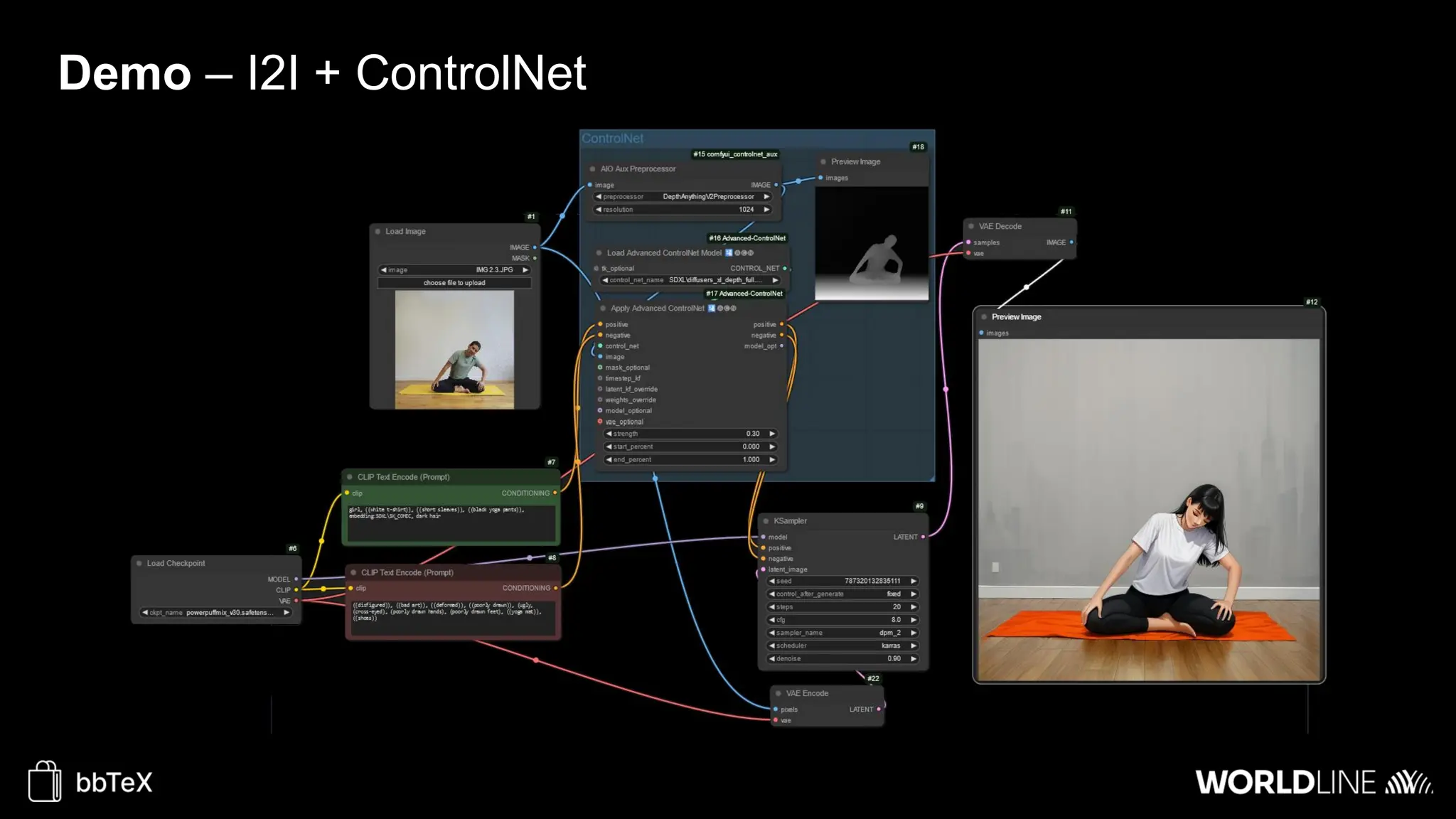 Demo – I2I + ControlNet
 