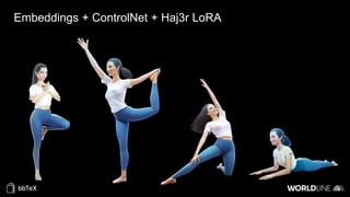 Embeddings + ControlNet + Haj3r LoRA
 
