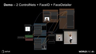 Demo – 2 ControlNets + FaceID + FaceDetailer
 