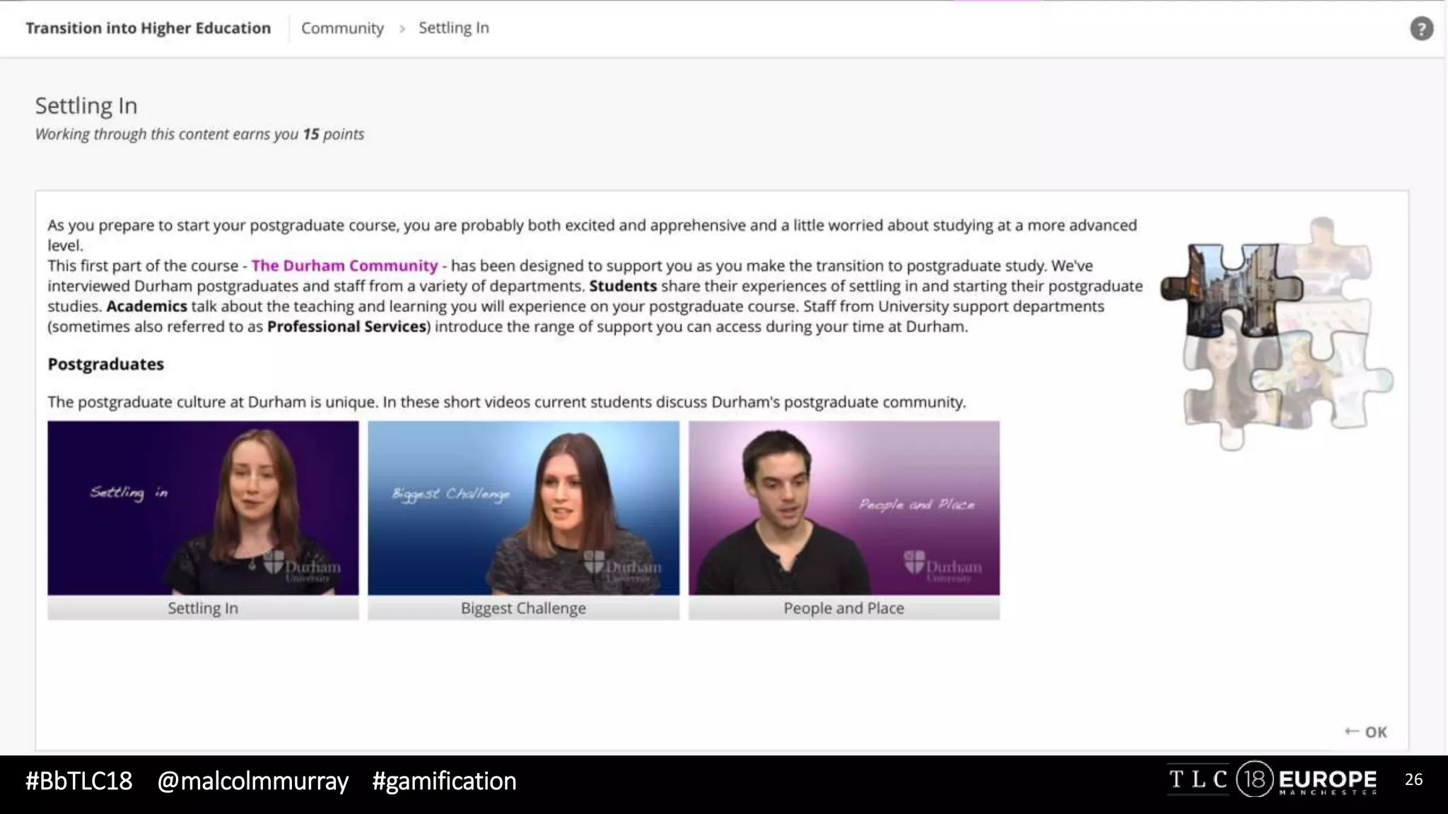 #BbTLC18 @malcolmmurray #gamification 26
 