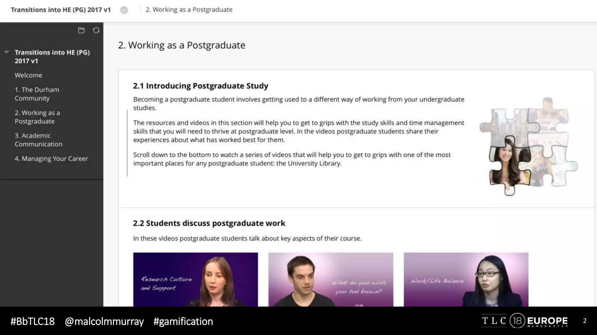 #BbTLC18 @malcolmmurray #gamification 2
 