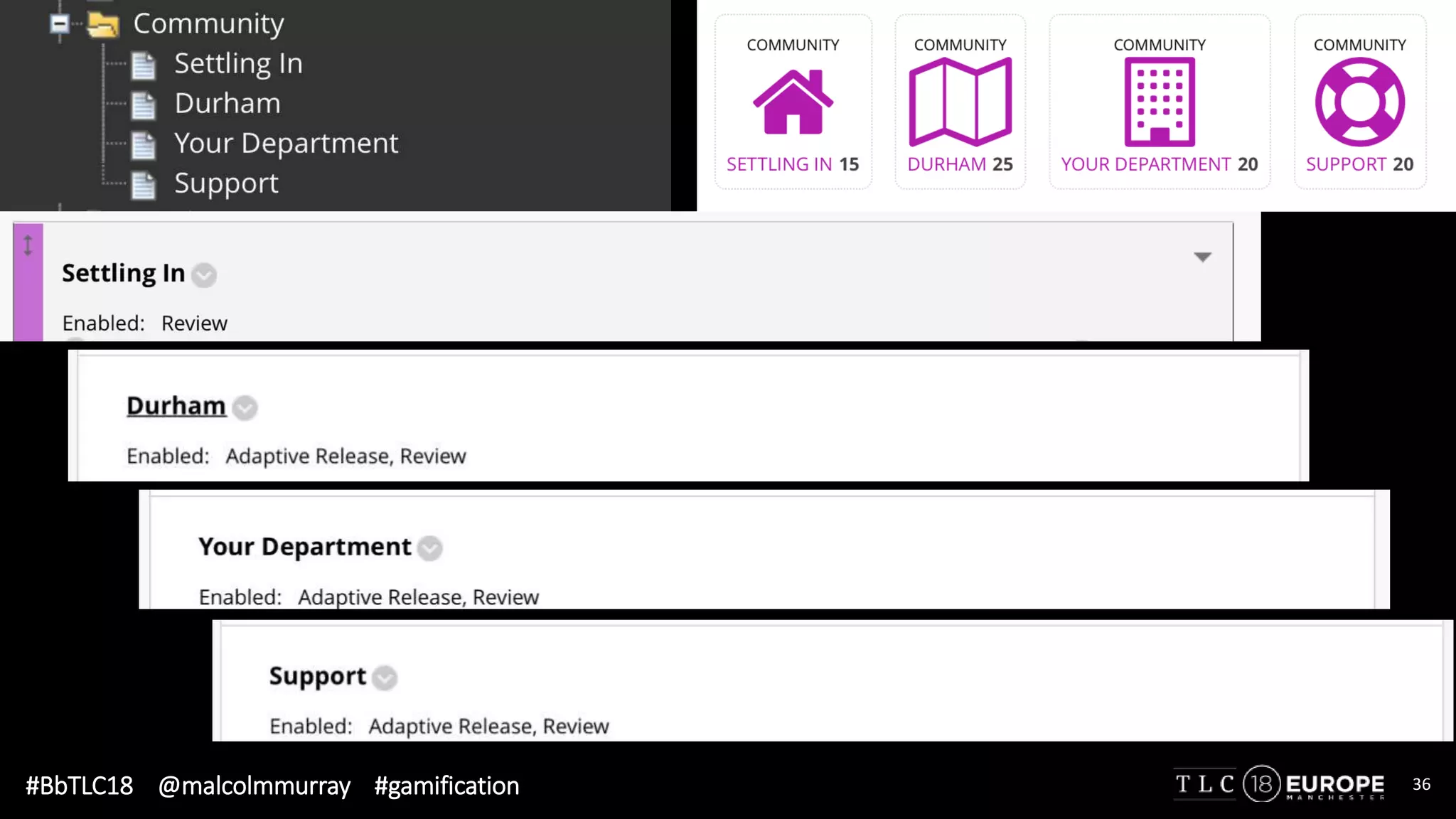 #BbTLC18 @malcolmmurray #gamification 36
 