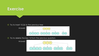 B Trees and B+ Trees Data structures in Computer Sciences | PDF