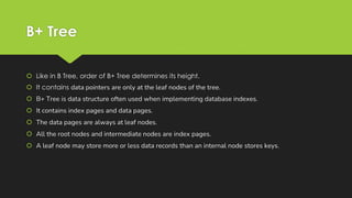 B Trees and B+ Trees Data structures in Computer Sciences | PDF
