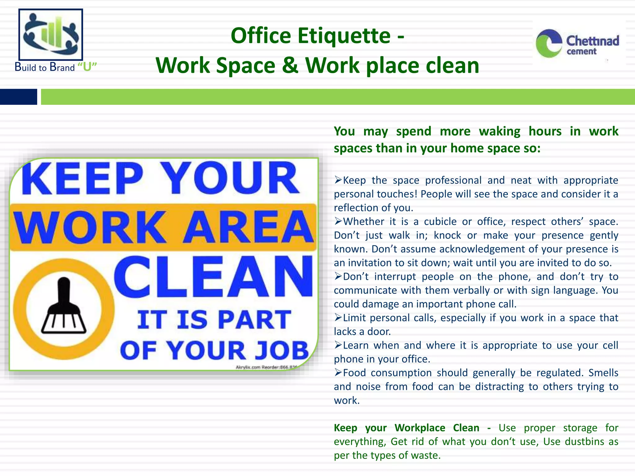 Workplace Etiquette