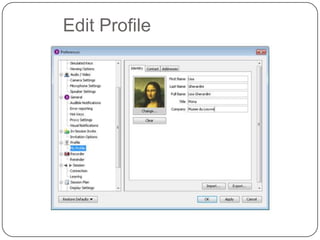 Bb user profile | PPTX
