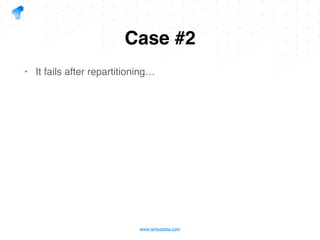 www.tantusdata.com
Case #2
• It fails after repartitioning…
 
