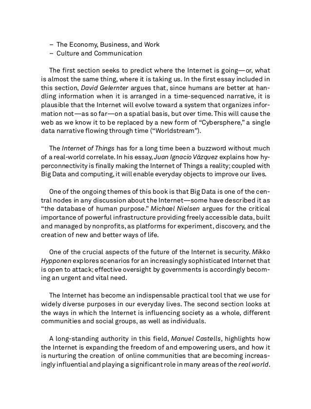 essays on internet