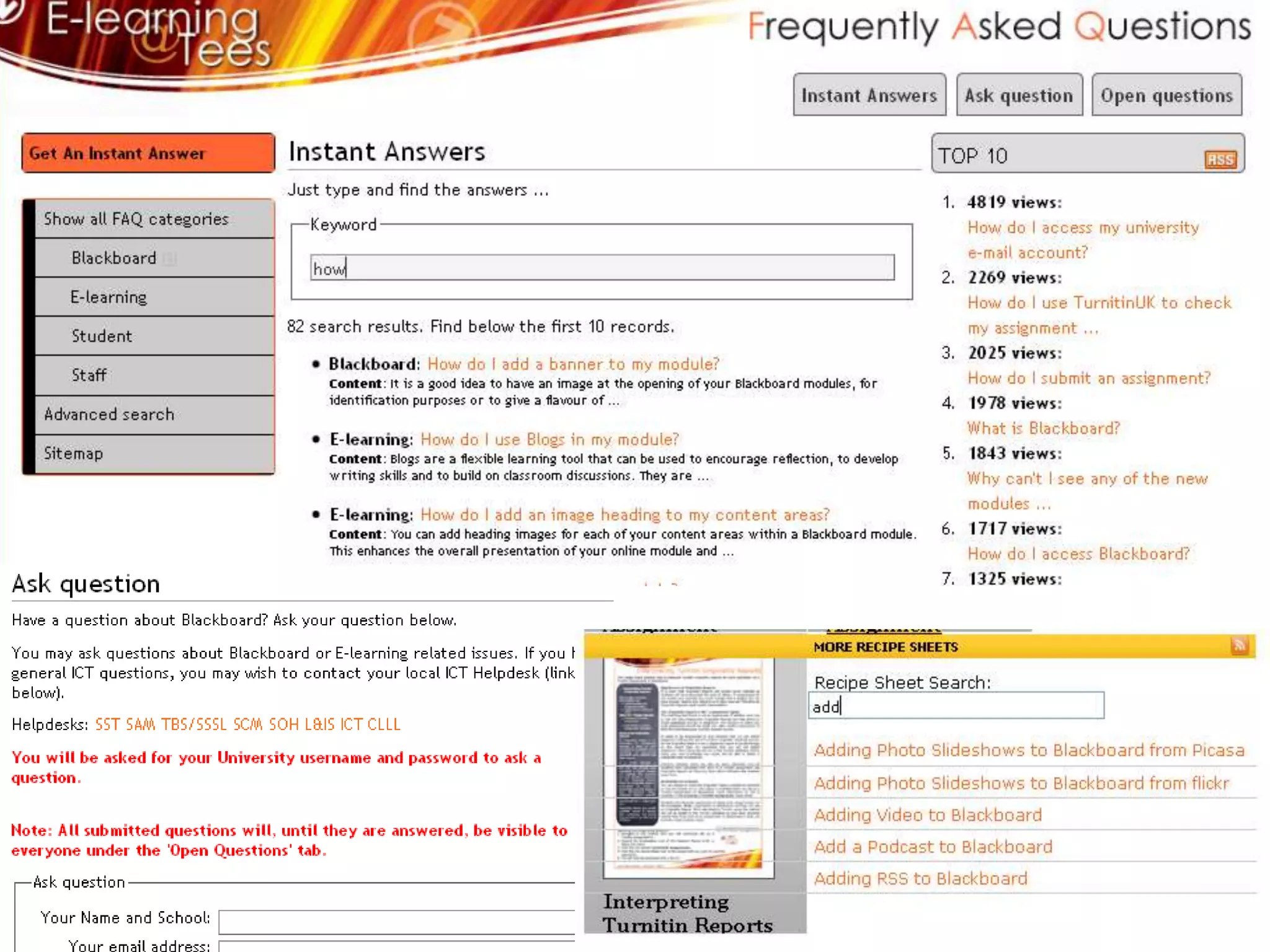 Get IndividualShopping experiencePortal modulesDynamic searches in documents, FAQs