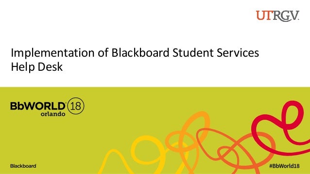 Bbworld 2018 Integrating A 24 7 All In One Support Center In Blackbo