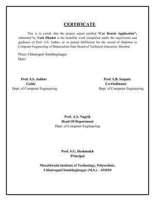 Msbte.cpp diploma report on android application | PDF