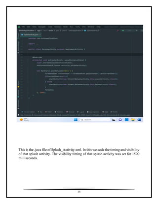 Msbte.cpp diploma report on android application | PDF
