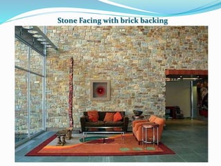 Stone Backing Masonry construction (Building Construction) | PPTX