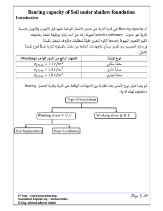 Bearing capacity of soil under shallow foundation | PDF