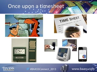 Once upon a timesheet …

 