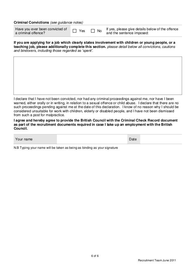 british council application form