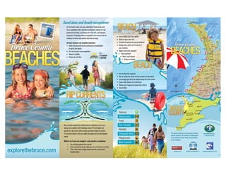Bruce County Beaches Map